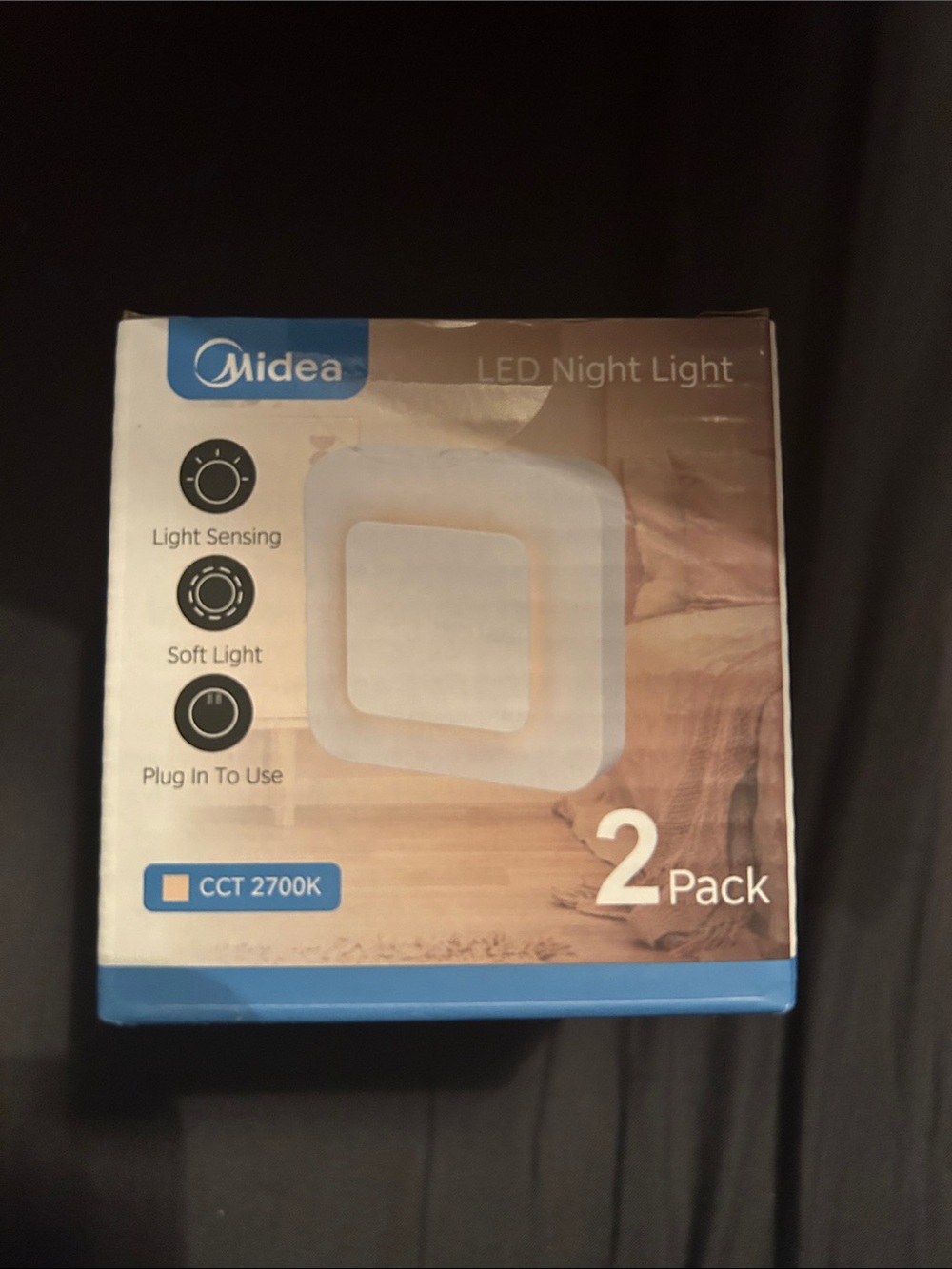 Midea LED Night Light 2 pack